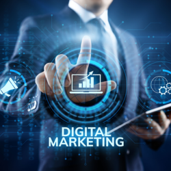 conceptual image of digital marketing